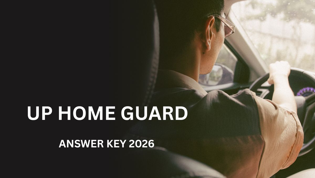 UP Home Guard Answer Key 2026