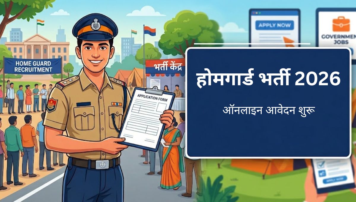 होमगार्ड भर्ती 2026: 10वीं पास के लिए सुनहरा अवसर, ऑनलाइन आवेदन शुरू | पूरी जानकारी