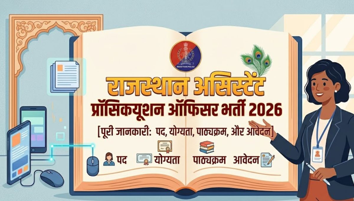 राजस्थान असिस्टेंट प्रॉसिक्यूशन ऑफिसर भर्ती 2026