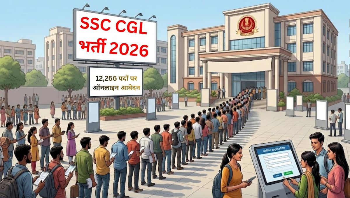 SSC CGL भर्ती 2026 | 12,256 पदों पर ऑनलाइन आवेदन
