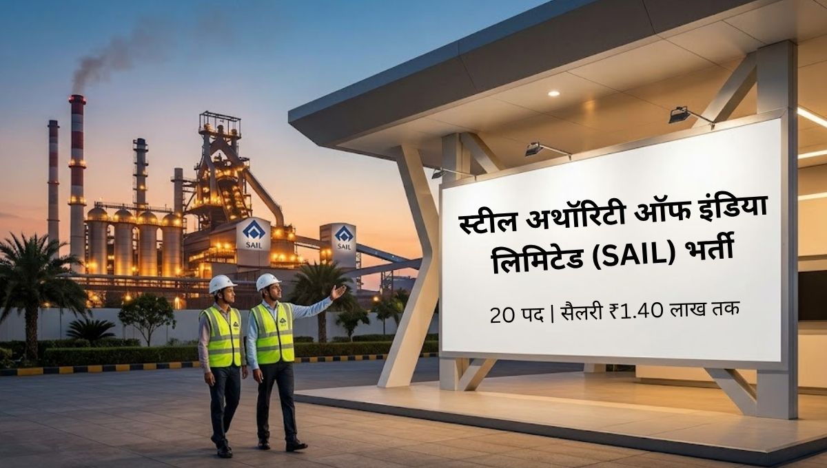 स्टील अथॉरिटी ऑफ इंडिया लिमिटेड (SAIL) भर्ती 2026